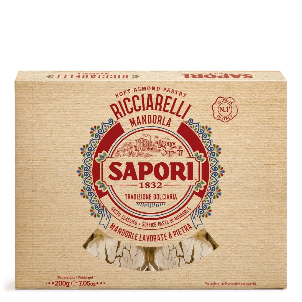 Ricciarelli Mandorla Sapori 7.05 Oz (200 Gr)