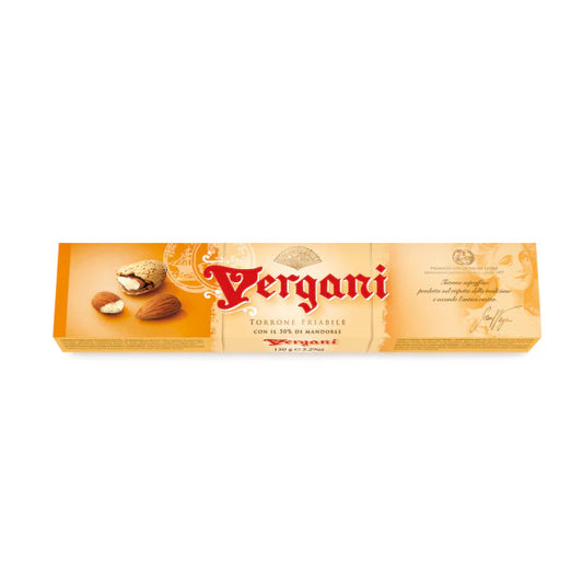 Torrone Friabile With Almonds Vergani 8.82 Oz (250 Gr)