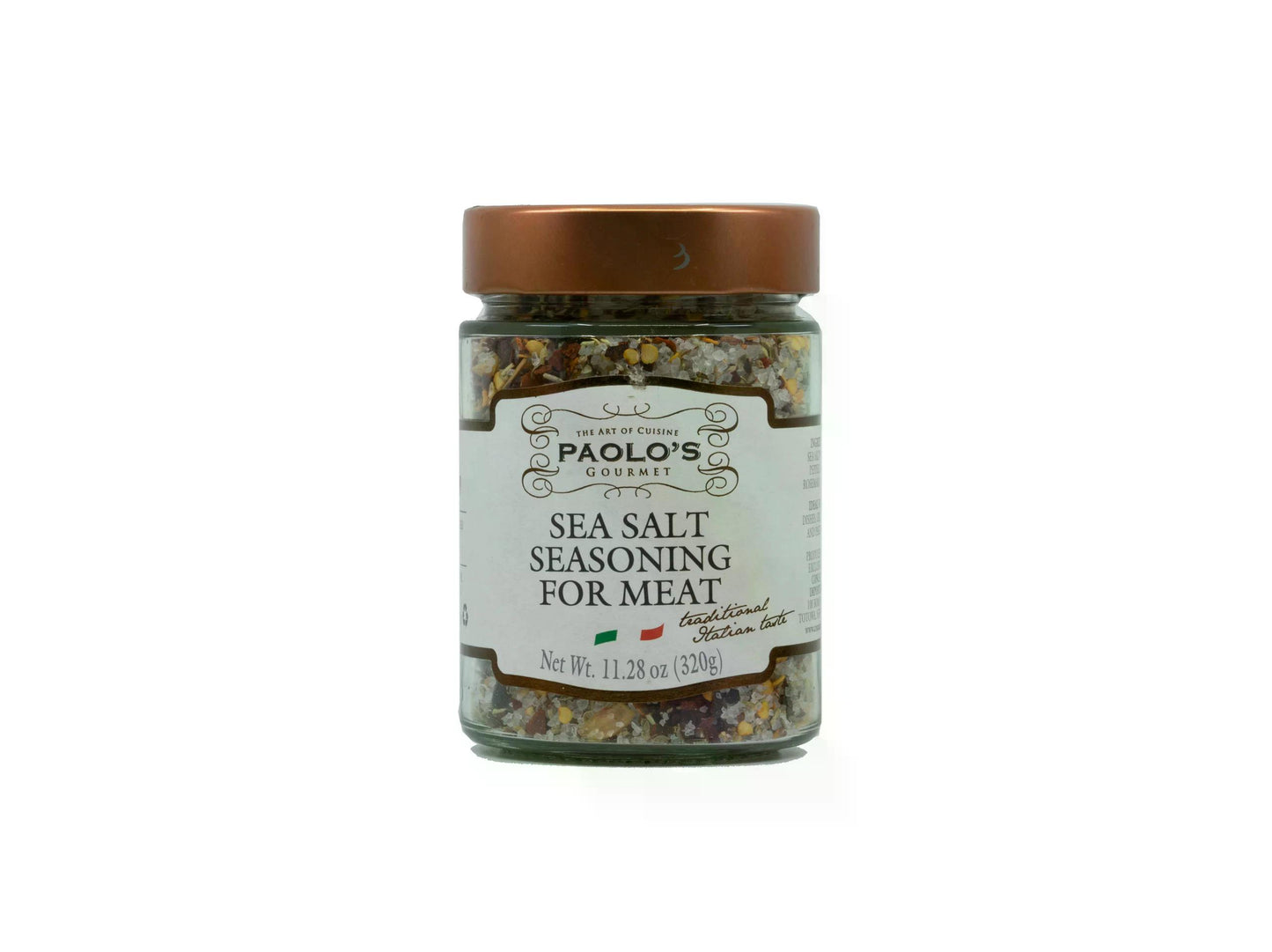 Sea Salt Seasoning For Meat 11.28 Oz Paolo