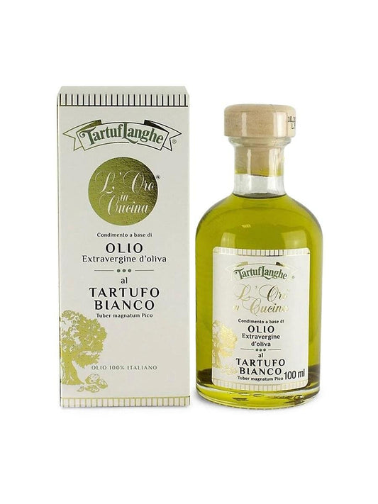 White Truffle Extra Virgin Olive Oil TartufLanghe 3.4 Fl Oz (100 Ml)