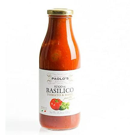 Sugo Al Basilico Sauce  Paolo 18.34 Oz (520 Gr)