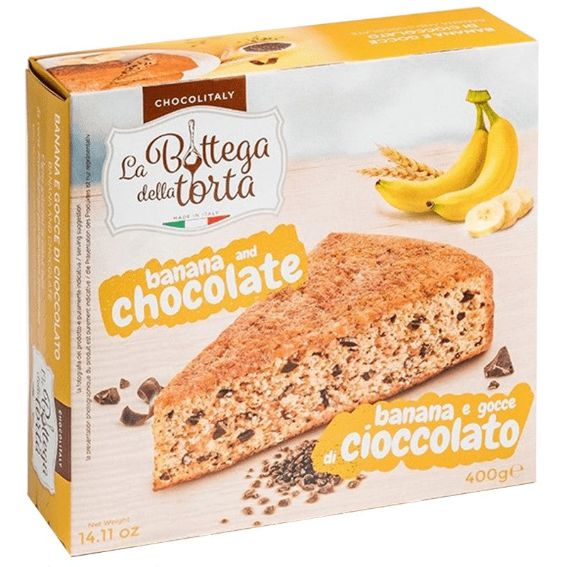 Banana & Chocolate Cake La Bottega della Torta 400 Gr (14.11 Oz)