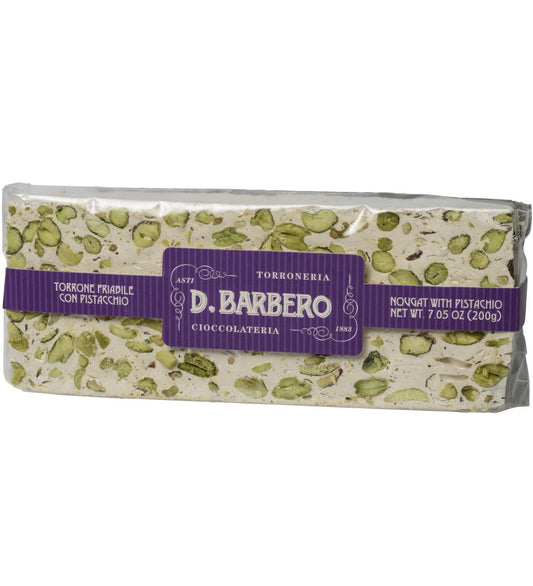 Torrone Pistachio Barbero 200 Gr (7.05 Oz)