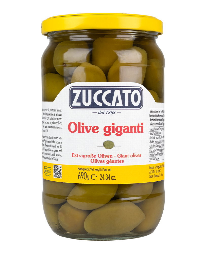 Olive Belle Di Cerignola Zuccato 24.34 Oz (690 Gr)