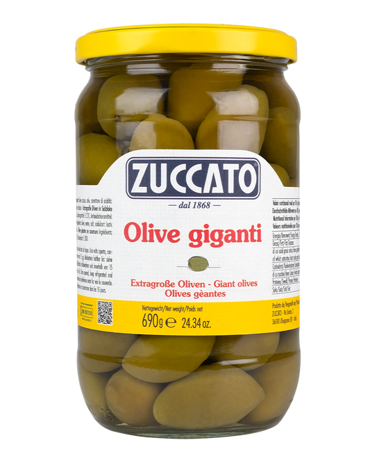 Olive Belle Di Cerignola Zuccato 24.34 Oz (690 Gr)