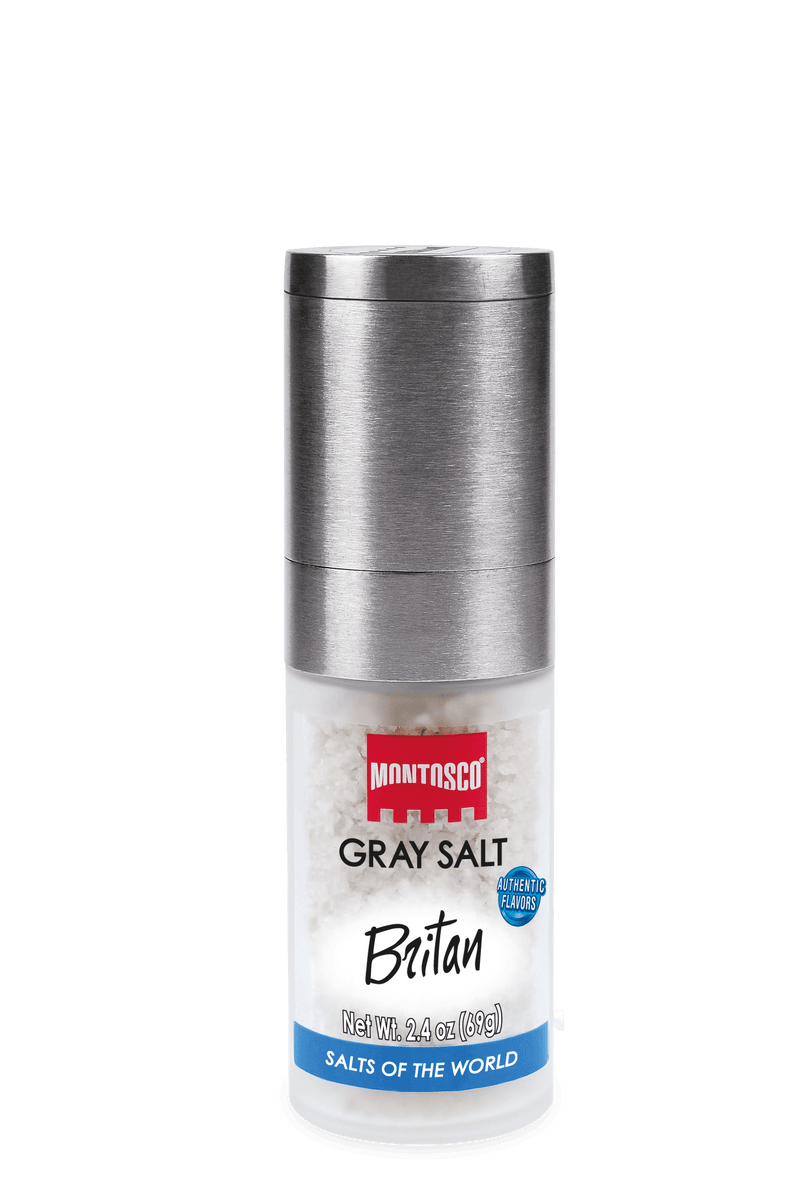 Britan Grey Salt Small Grinder Montosco 2.4 Oz (69 Gr)