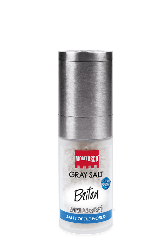 Britan Grey Salt Small Grinder Montosco 2.4 Oz (69 Gr)