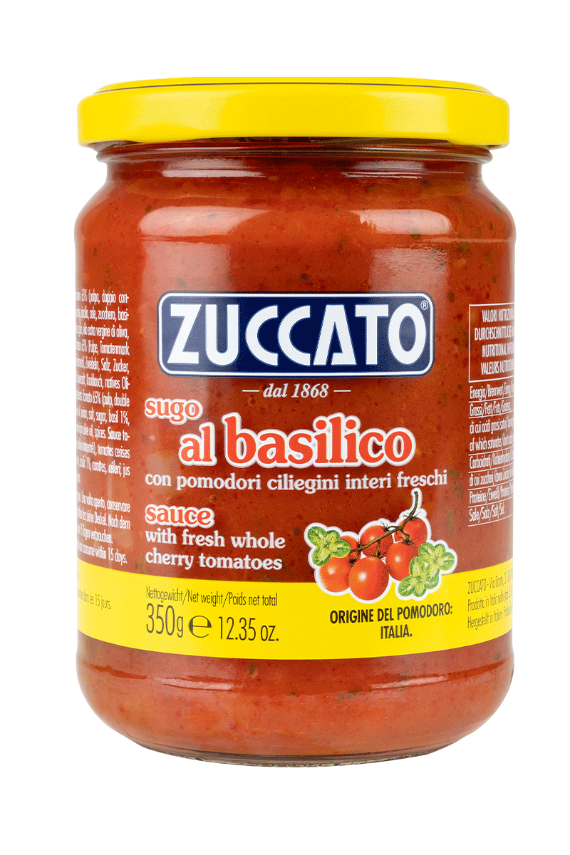 Sugo Al Basilico Zuccato 12.35 Oz (350 Gr)