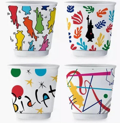 Set Of 4 Coffee Cups Arte Bialetti