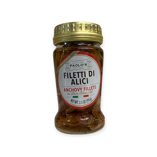 Anchovy Fillets In Oil Paolo 3.3 Oz (93 Gr)