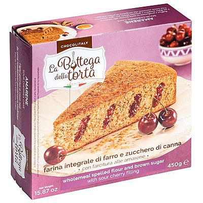 Whole Wheat Cake Filled With Cherry La Bottega della Torta 450 Gr (15.87 Oz)