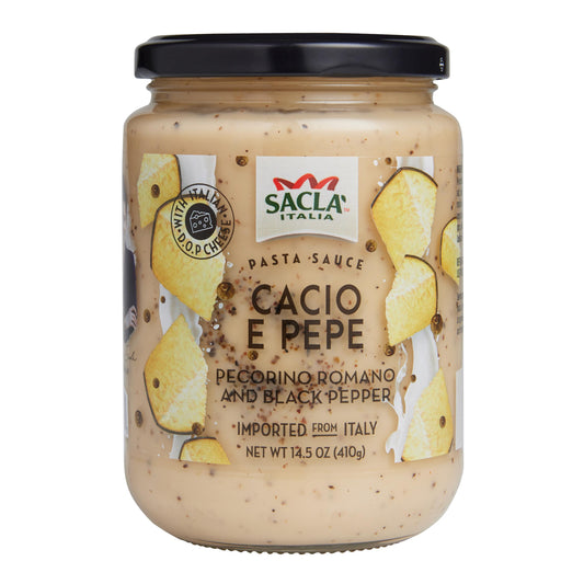 Cacio e Pepe Sauce Sacla 14.5 Oz (410 Gr)