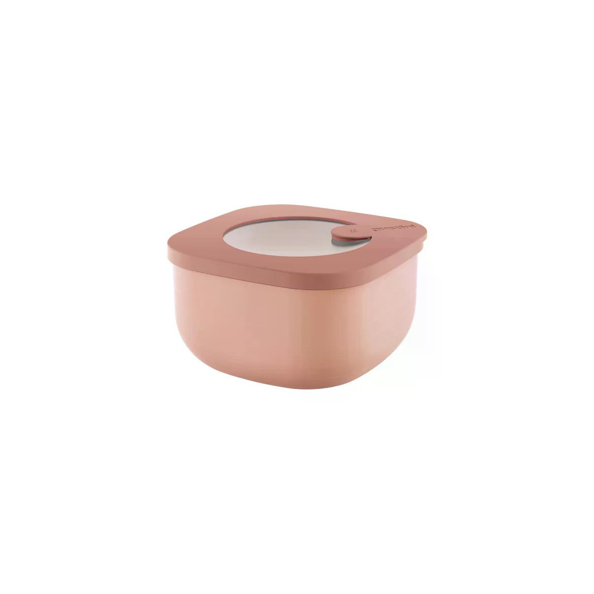 Eco Store Large Shallow Container Peach Blossom Pink 1900 cc Guzzini