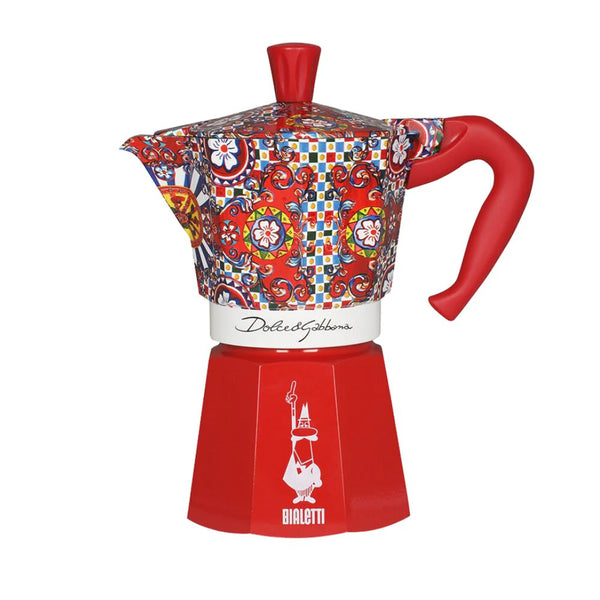 D&G Moka Express 6 Cups Red – Origini Italian Market