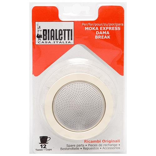 Bialetti 12 Cup Gasket + Filter