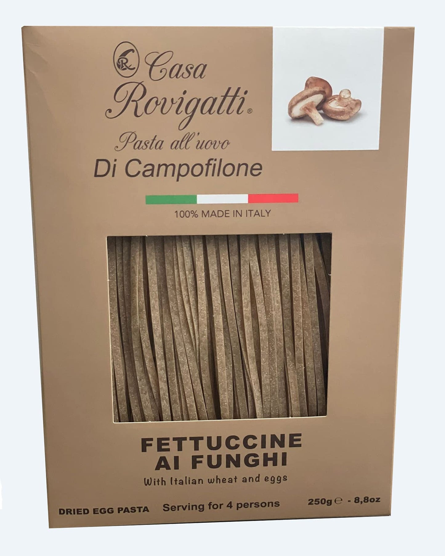 Egg Fetticcine Ai Funghi CR Di Campofilone 8.8 Oz (250 Gr)