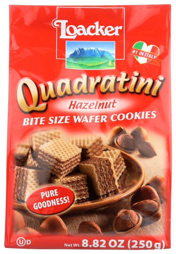 Loacker Quadratini Wafer Hazelnut 8.82 Oz (250 Gr)