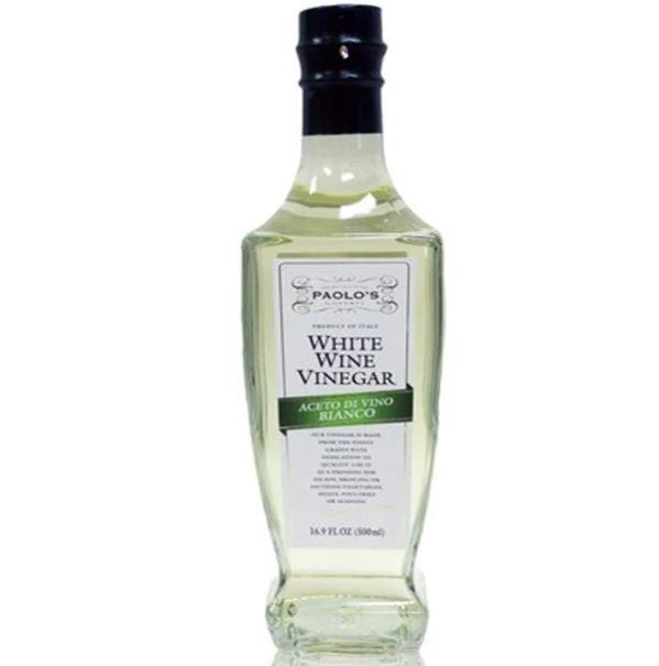 White Wine Vinegar Paolo 16.9 Fl Oz (500 Ml)