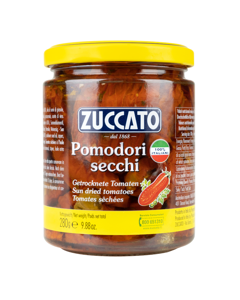 Pomodori Secchi (Dried Tomatoes) Zuccato 9.88 Oz (280 Gr)