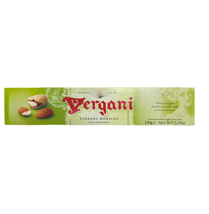 Torrone Friabile Alle Mandorle Vergani 5.29 Oz (150 Gr)