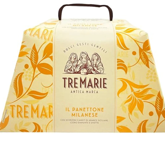 Tre Marie Milanese Traditional Panettone 750G (26.4 Oz)