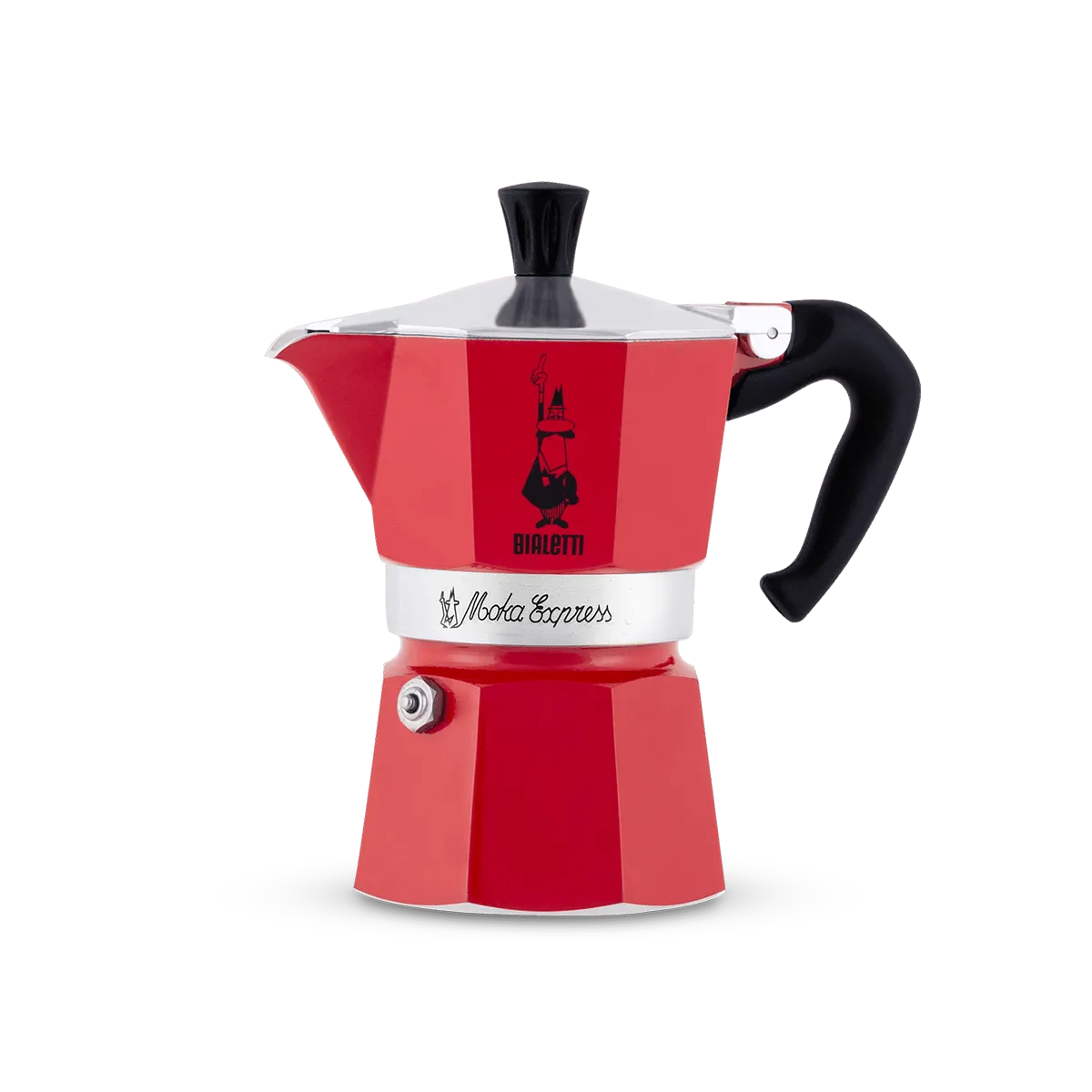 Bialetti Moka 3 Cup in Red