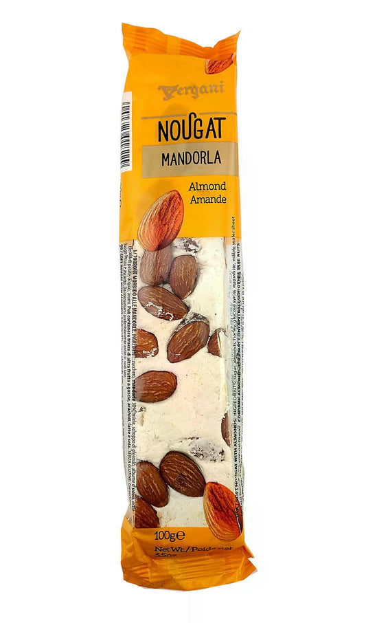Vergani Nougat Almond 100g