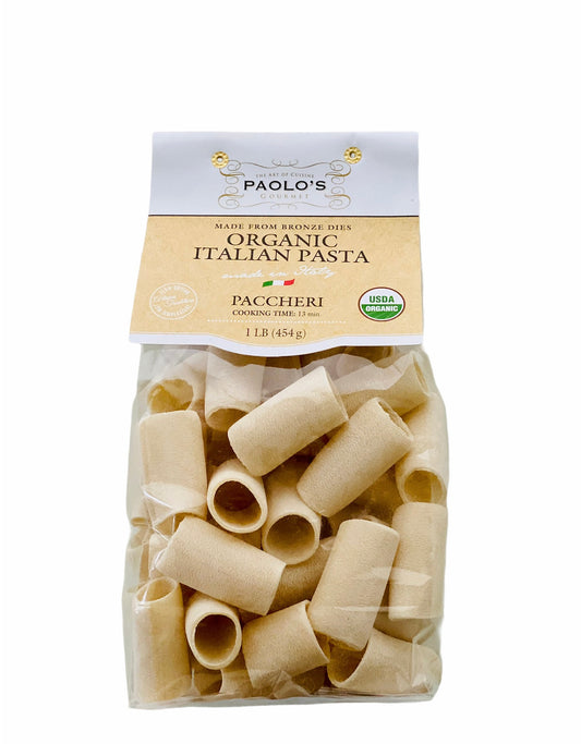 Paccheri Organic Paolo 1 Lb (454 Gr)