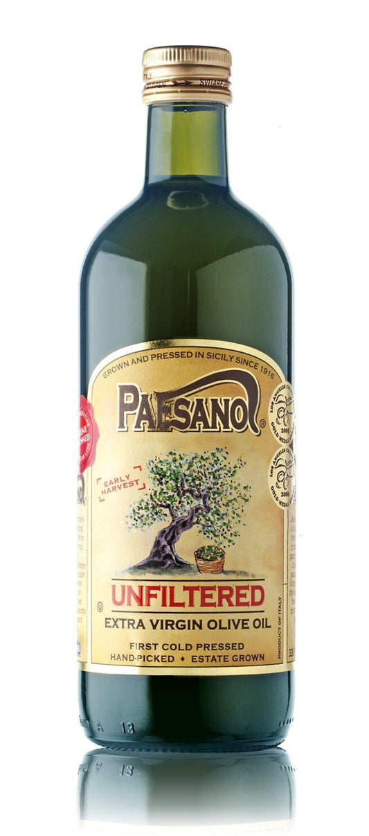 Paesanol Sicilian Unfiltered Evoil 33.8 Fl Oz (1 Lt)