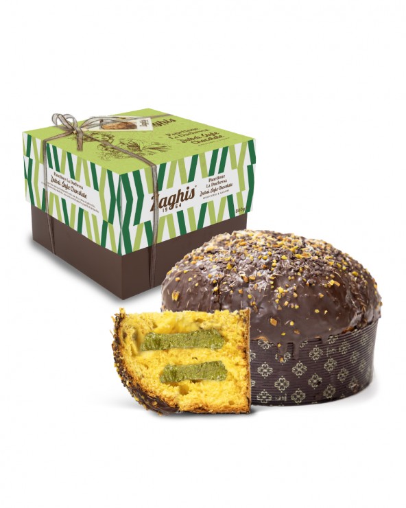 Panettone La Duchessa Di Dubai Chocolate Style Zaghis 800 Gr