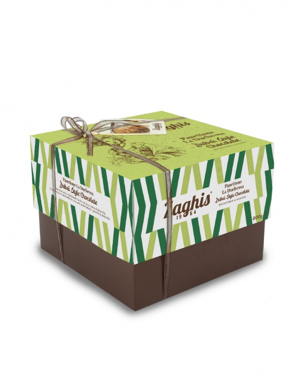 Panettone La Duchessa Di Dubai Chocolate Style Zaghis 800 Gr