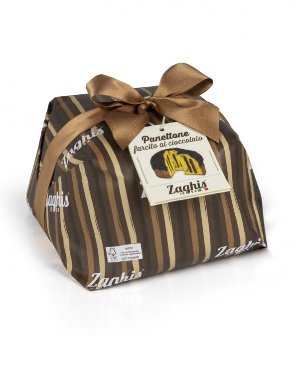 Panettone Regalo Al Cioccolato Zaghis 800 Gr