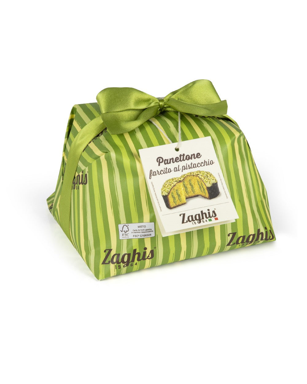 Panettone Regalo Al Pistacchio Zaghis 800 Gr
