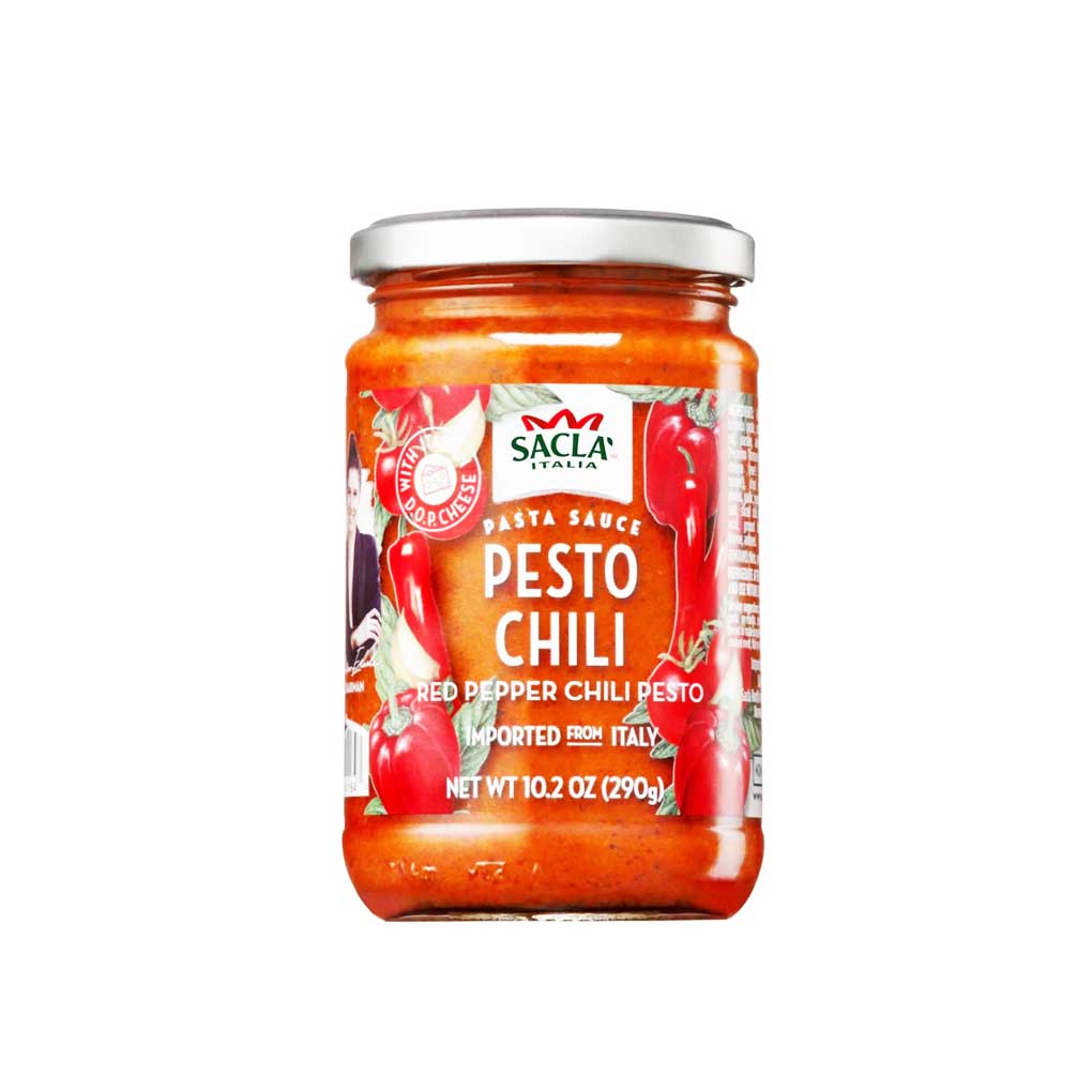 Chili Pesto Sauce Sacla 10.2 Oz (290 Gr)