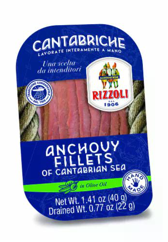 Rizzoli Anchovy Fillets In Olive Oil 1.41 Oz (40 Gr)