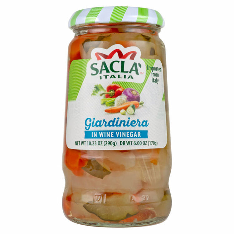 Giardiniera In Wine Vinegar Sacla 10.23 OZ (290 Gr)