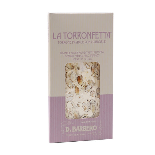 La Torronfetta With Almonds  Barbero 50 Gr (1.75 Oz)