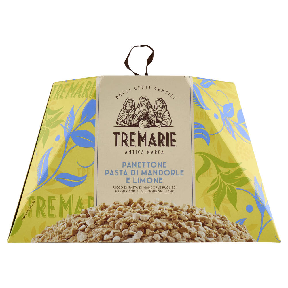 Panettone Tre Marie Mandorle E Limone 850 Gr (30 Oz)