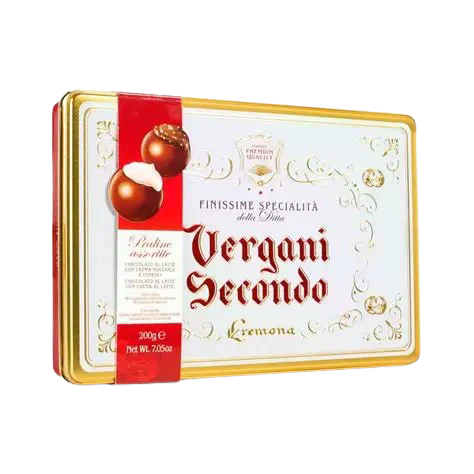 Secondo Vergani Vintage Red Tin Box 200gr